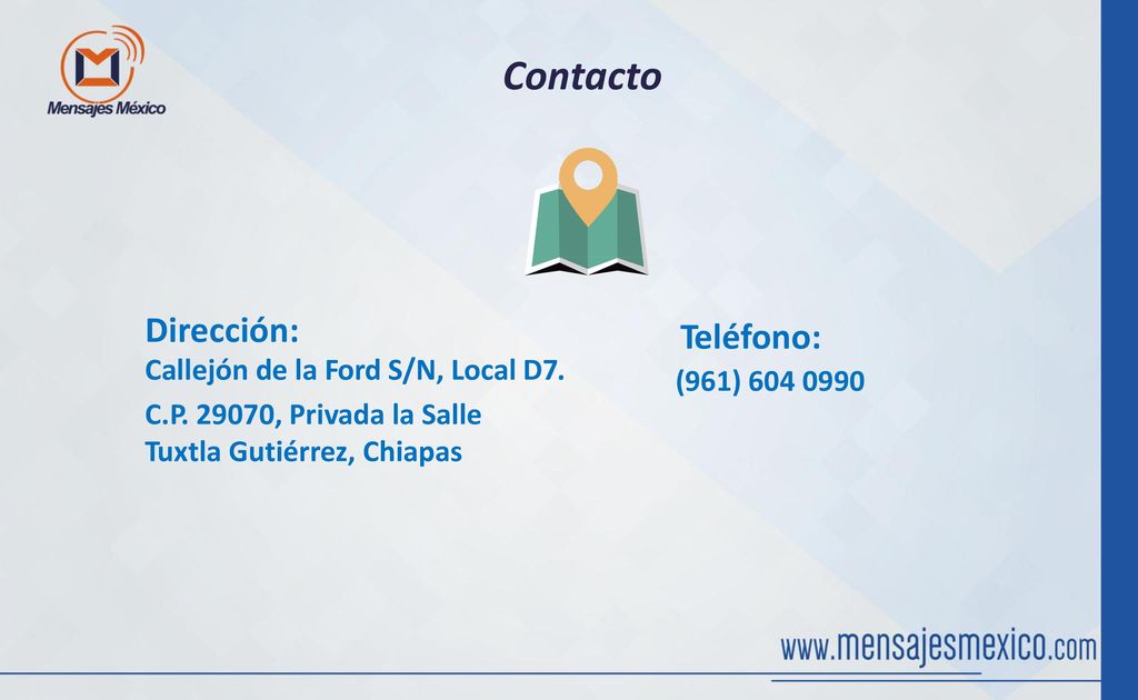 Contacto Dirección: Teléfono: Callejón de la Ford S/N, Local D7.