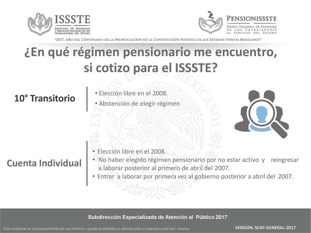 ¿En qué régimen pensionario me encuentro, si cotizo para el ISSSTE