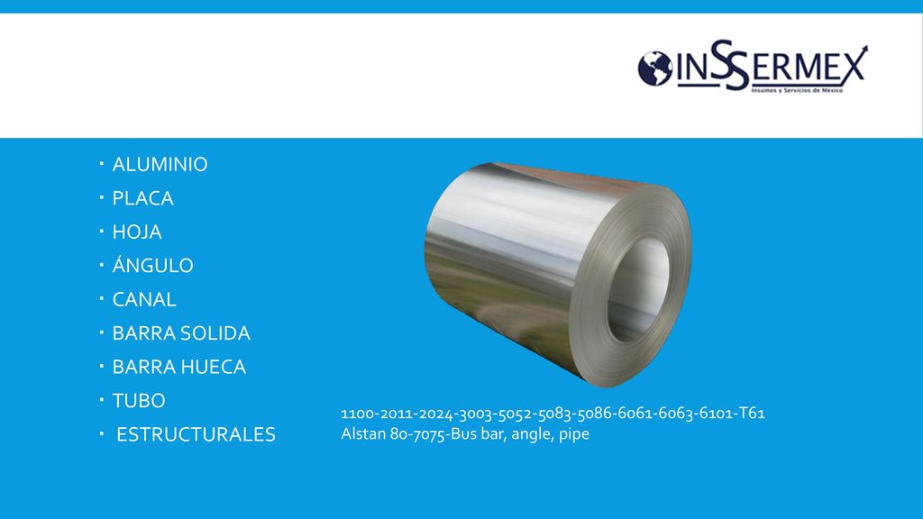 ALUMINIO PLACA HOJA ÁNGULO CANAL BARRA SOLIDA BARRA HUECA TUBO