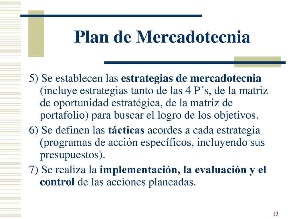 Plan de Mercadotecnia