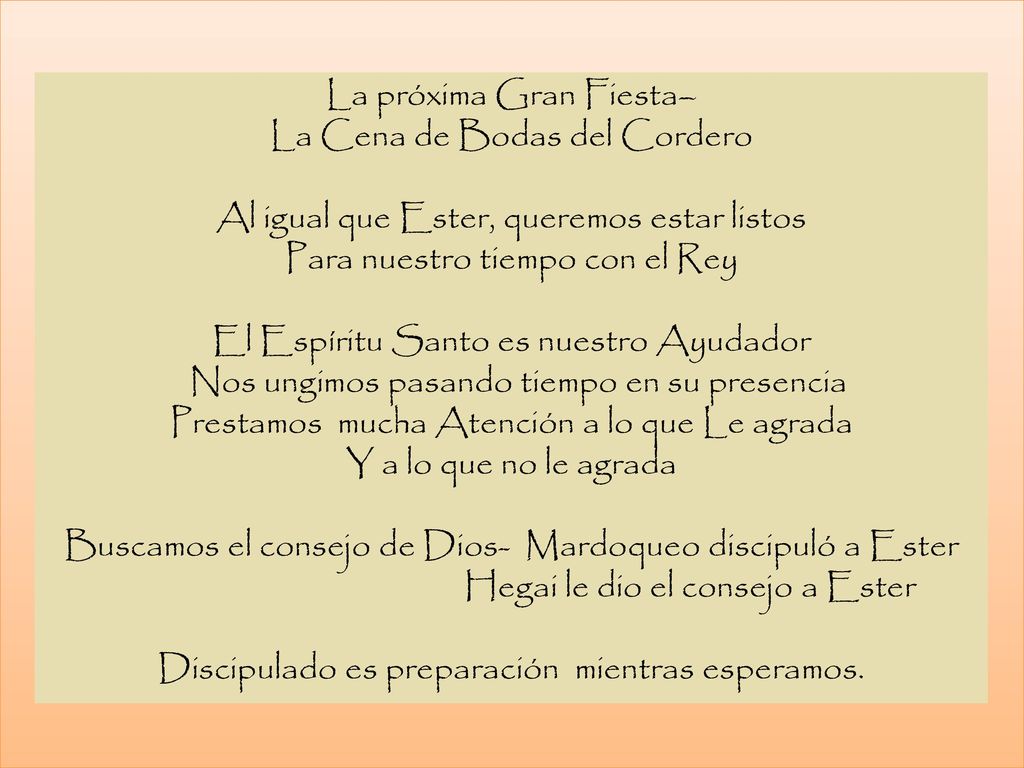 La próxima Gran Fiesta– La Cena de Bodas del Cordero
