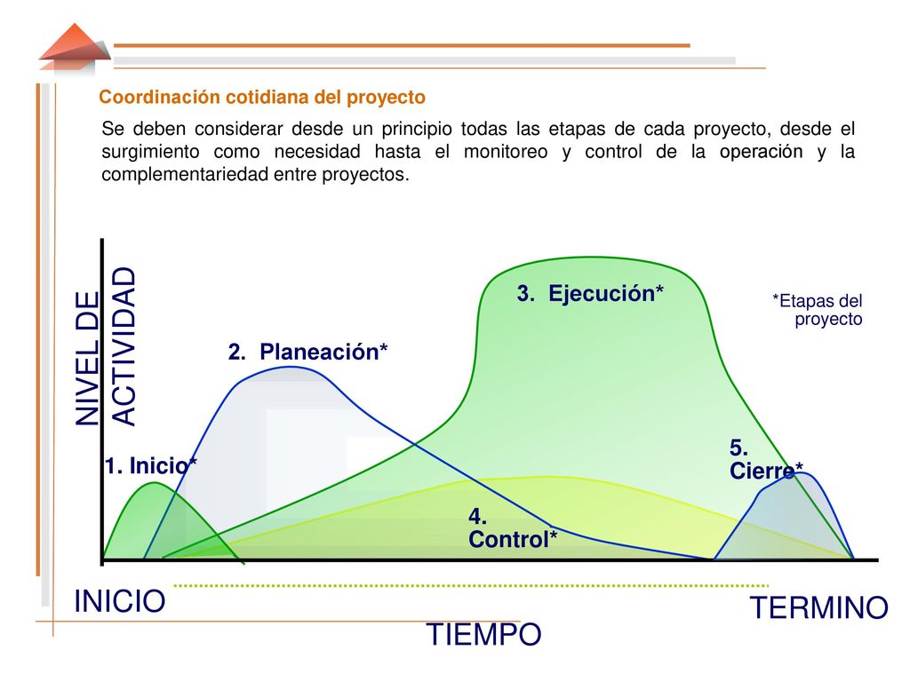NIVEL DE ACTIVIDAD INICIO TERMINO TIEMPO 3. Ejecución* 2. Planeación*