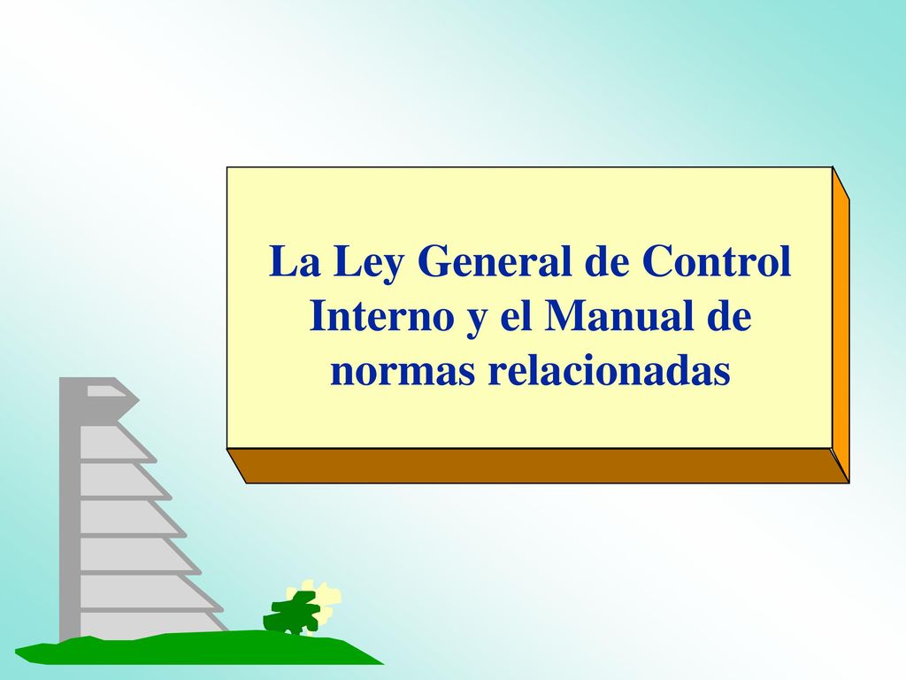 La Ley General de Control Interno y el Manual de normas relacionadas