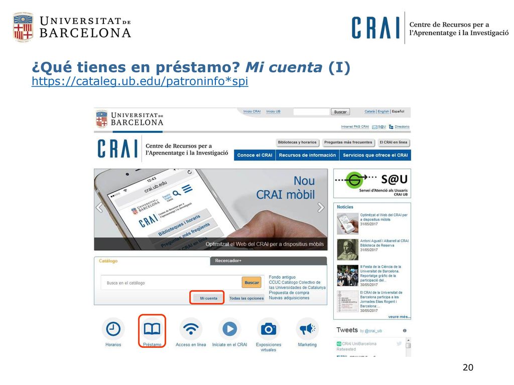 ¿Qué tienes en préstamo. Mi cuenta (I)   ub