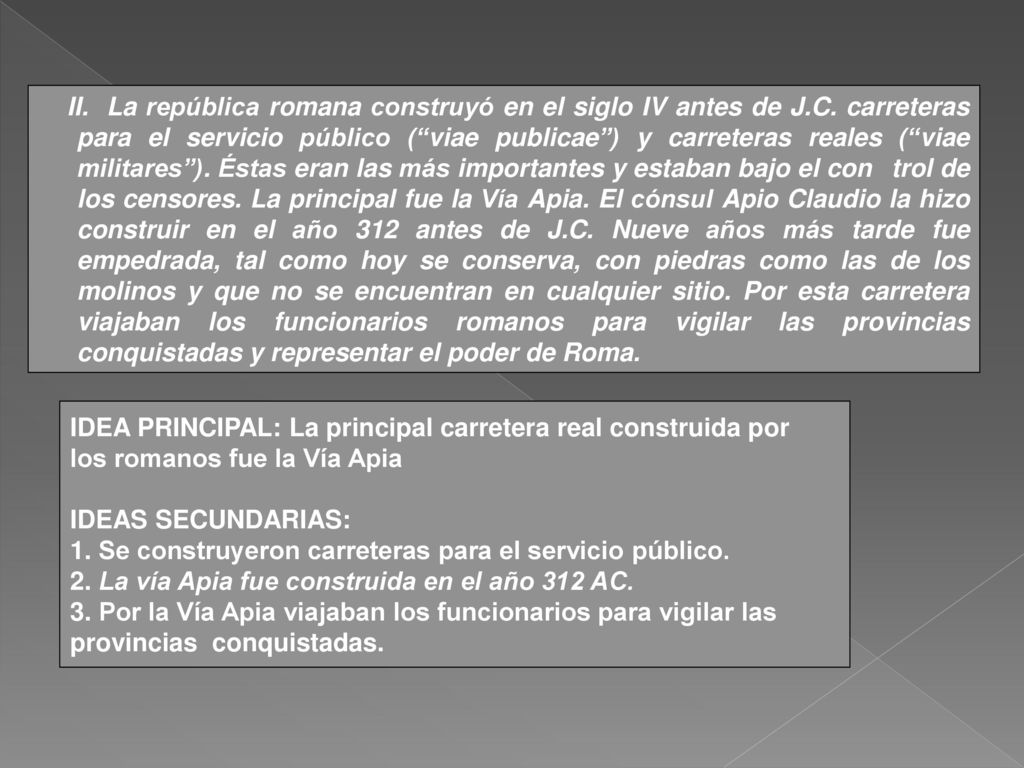 Trabajemos con párrafos: En los siguientes párrafos determina la idea principal y tres ideas secundarias.
