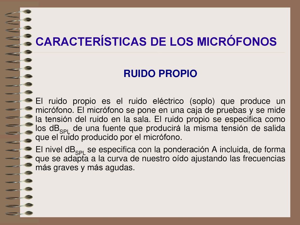 TEMA 2 LOS MICRÓFONOS. - ppt descargar