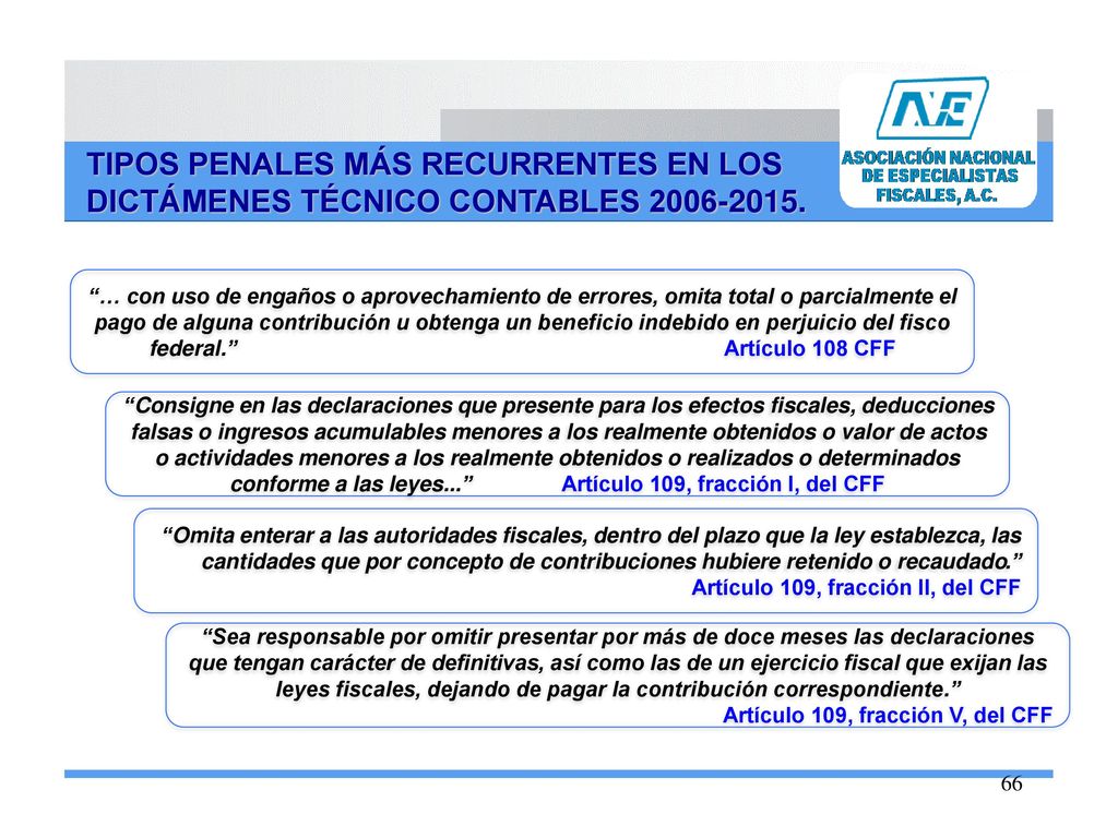TIPOS PENALES MÁS RECURRENTES EN LOS DICTÁMENES TÉCNICO CONTABLES