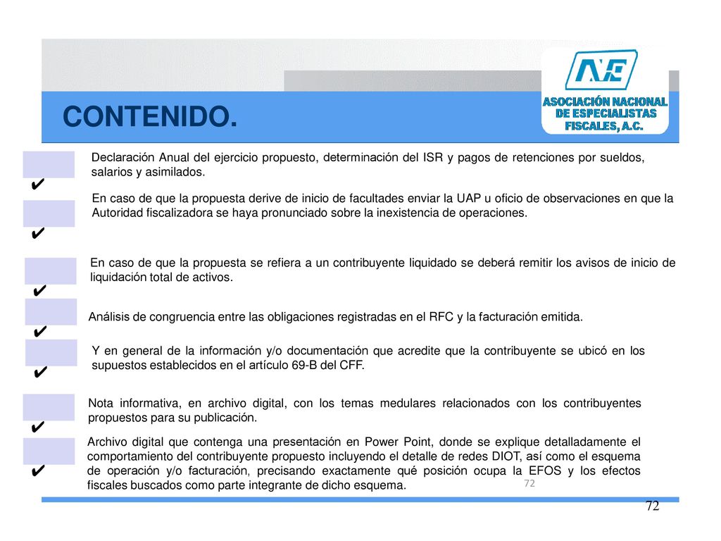CONTENIDO. Declaración Anual del ejercicio propuesto, determinación del ISR y pagos de retenciones por sueldos, salarios y asimilados.