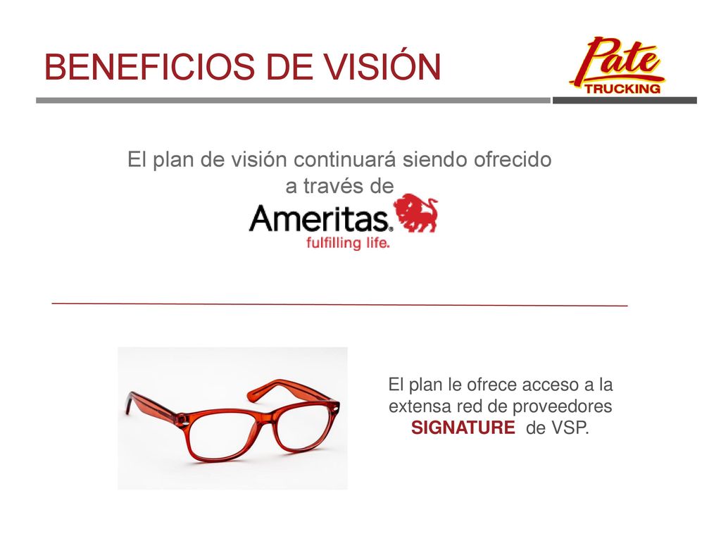 El plan de visión continuará siendo ofrecido a través de