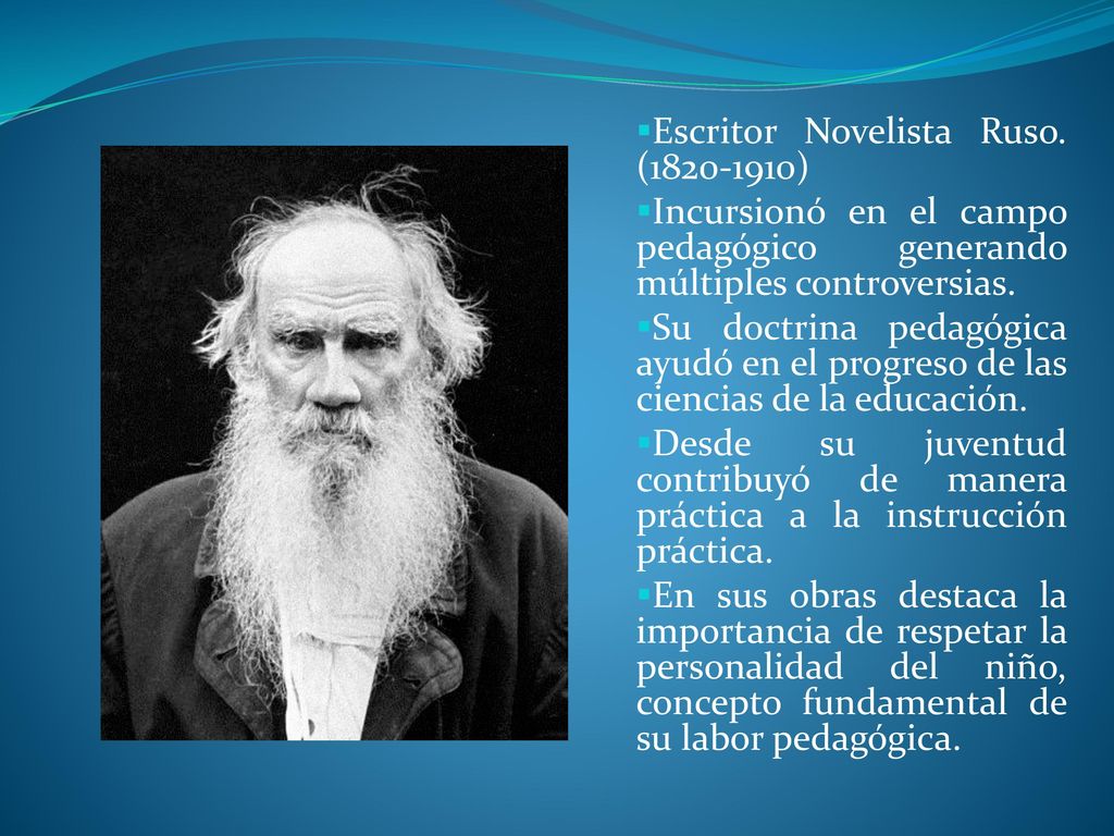 Escritor Novelista Ruso. ( )