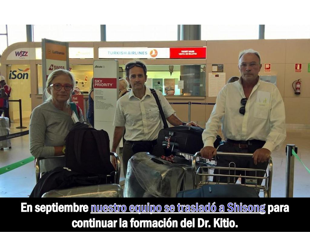 En septiembre nuestro equipo se trasladó a Shisong para continuar la formación del Dr. Kitio.