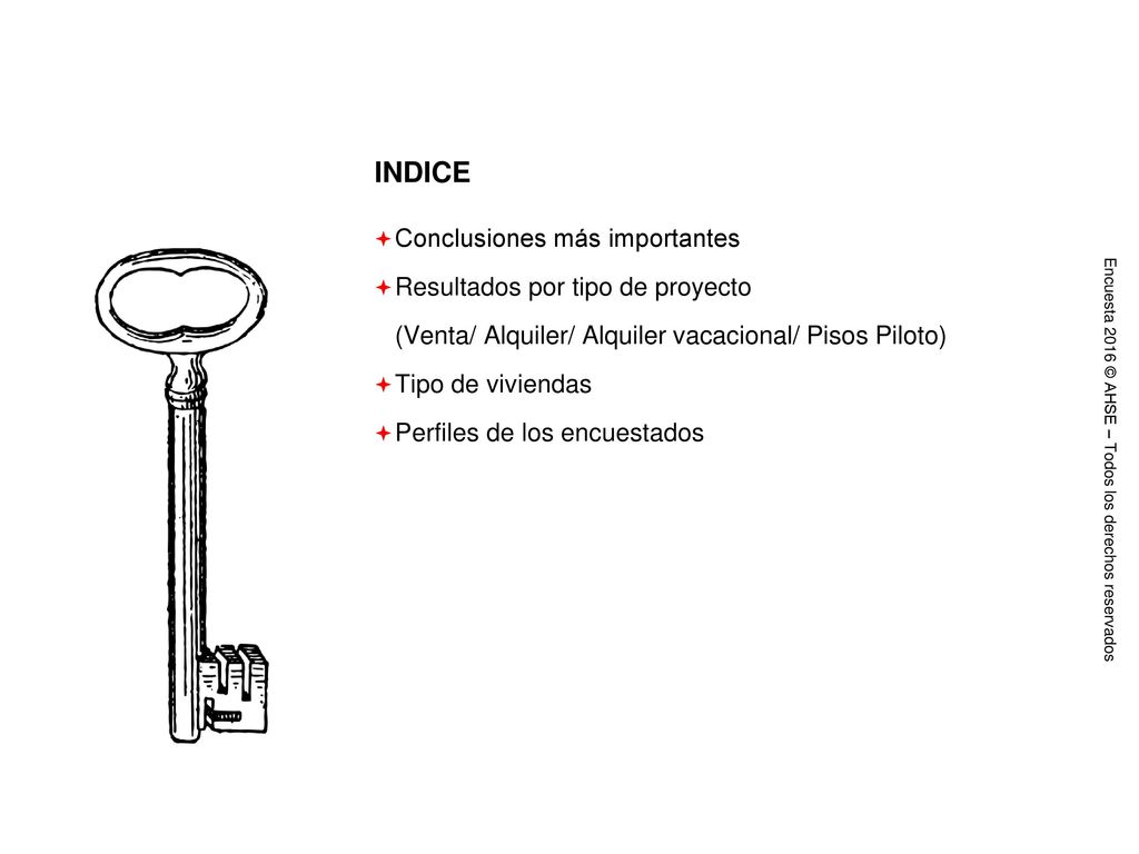 INDICE Conclusiones más importantes Resultados por tipo de proyecto