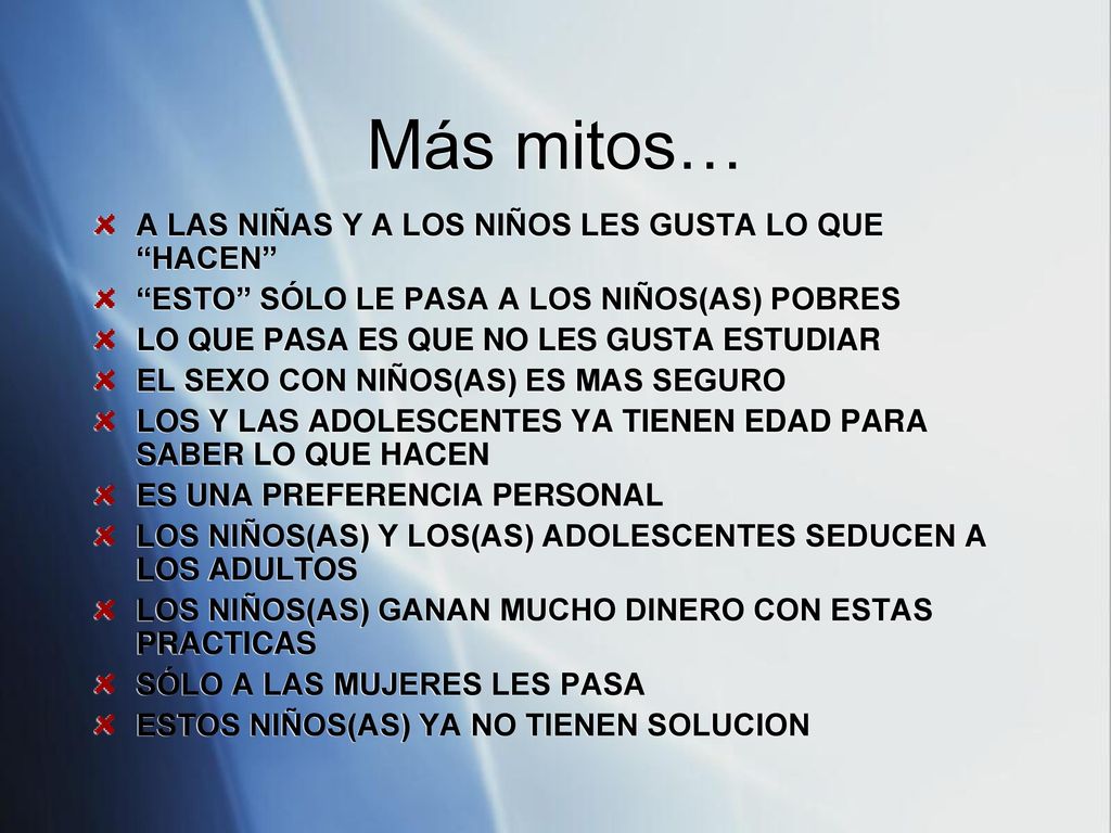 Más mitos… A LAS NIÑAS Y A LOS NIÑOS LES GUSTA LO QUE HACEN