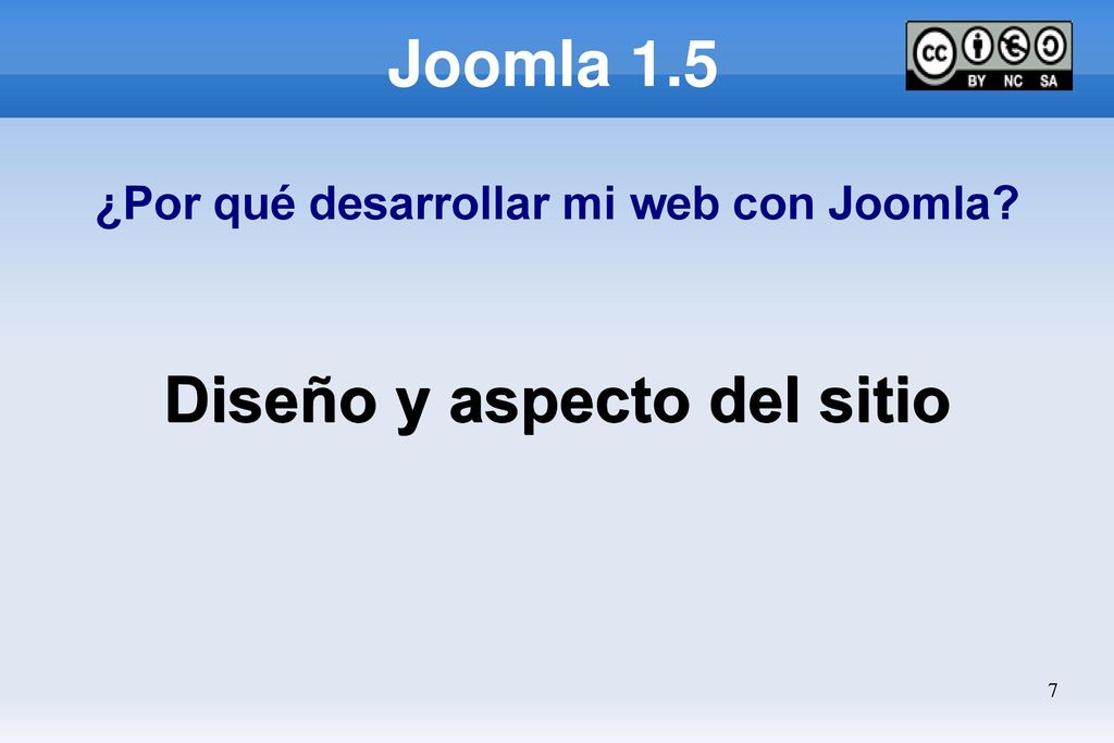 ¿Por qué desarrollar mi web con Joomla Diseño y aspecto del sitio