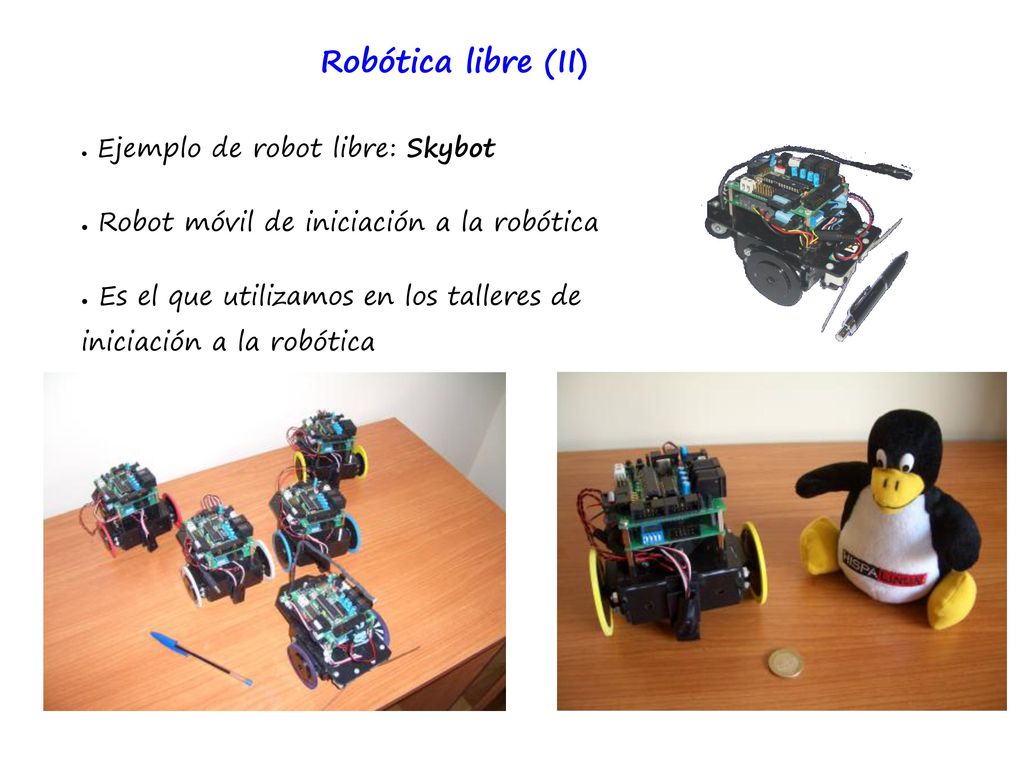 Robótica libre (II) Robot móvil de iniciación a la robótica