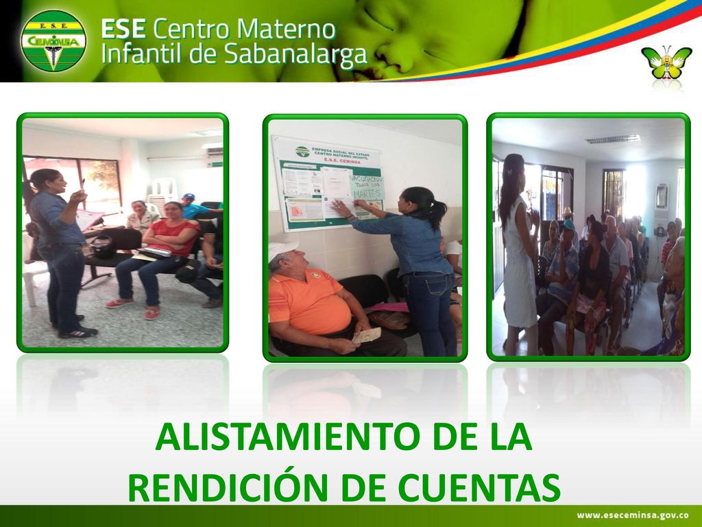 ALISTAMIENTO DE LA RENDICIÓN DE CUENTAS
