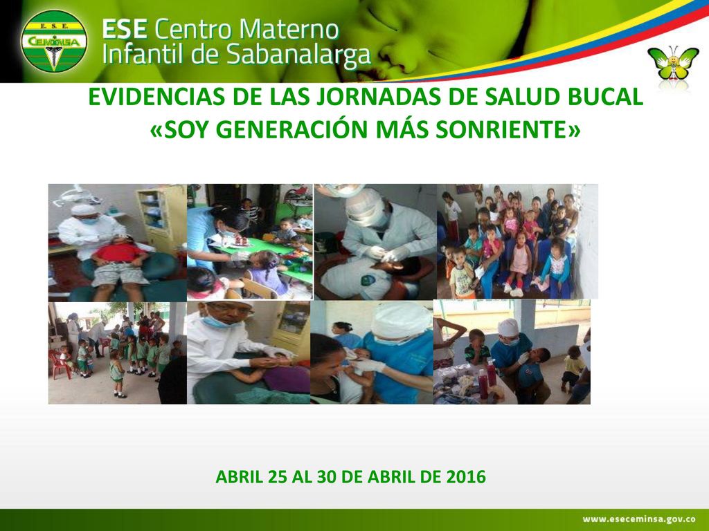 EVIDENCIAS DE LAS JORNADAS DE SALUD BUCAL «SOY GENERACIÓN MÁS SONRIENTE»