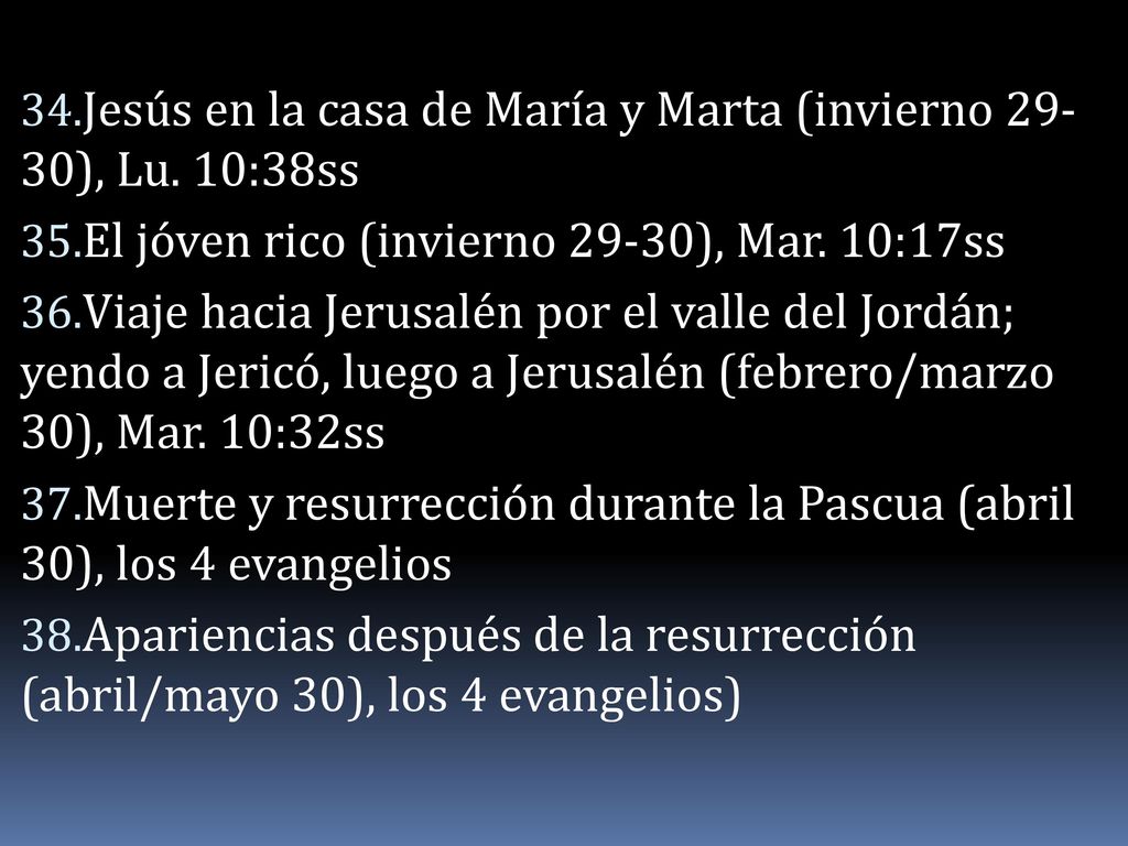 Jesús en la casa de María y Marta (invierno ), Lu. 10:38ss