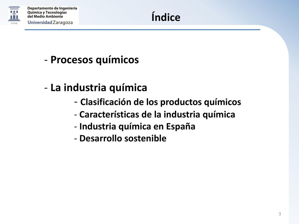 Clasificación de los productos químicos