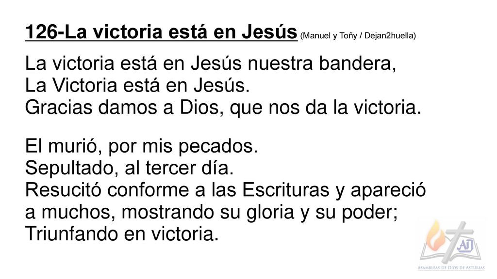 126-La victoria está en Jesús (Manuel y Toñy / Dejan2huella)