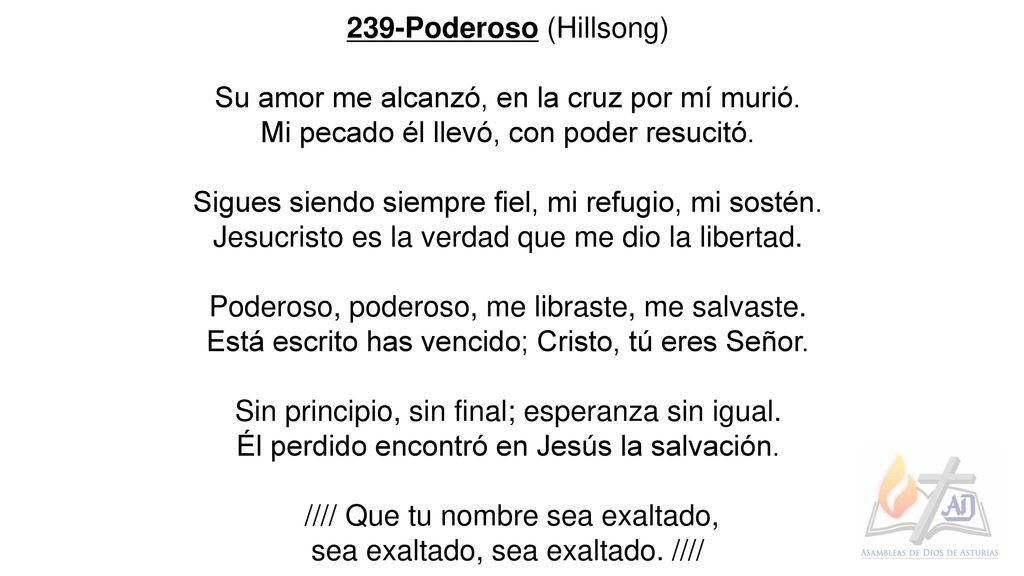 Su amor me alcanzó, en la cruz por mí murió.