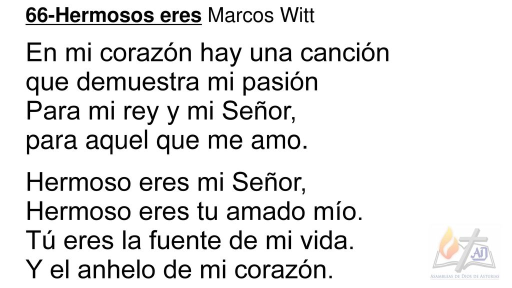 En mi corazón hay una canción que demuestra mi pasión