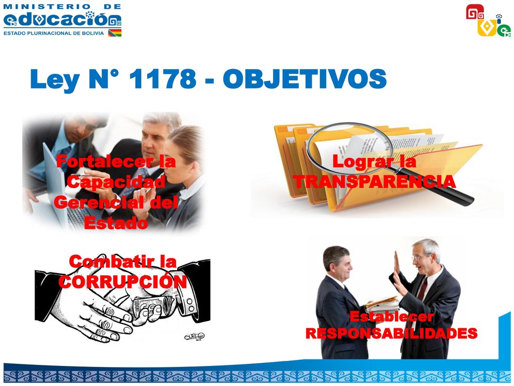 Ley N° OBJETIVOS Fortalecer la Capacidad Gerencial del Estado