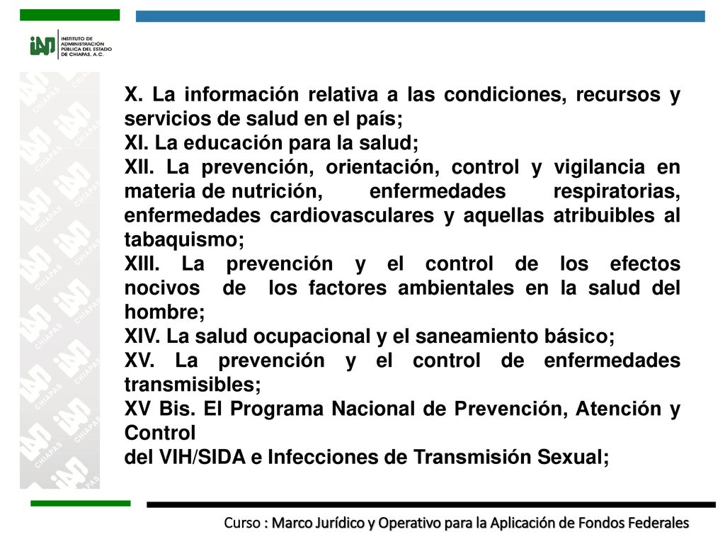 X. La información relativa a las condiciones, recursos y servicios de salud en el país;