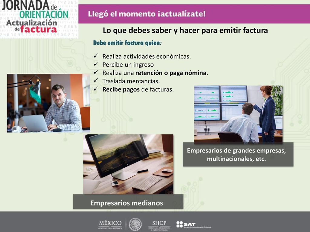 Beneficios El SAT está normalizando la forma de operar la facturación de conceptos que resultan en deducción e ingreso, como es el caso de: