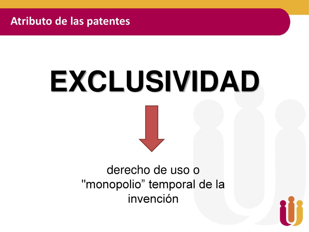 derecho de uso o monopolio temporal de la invención