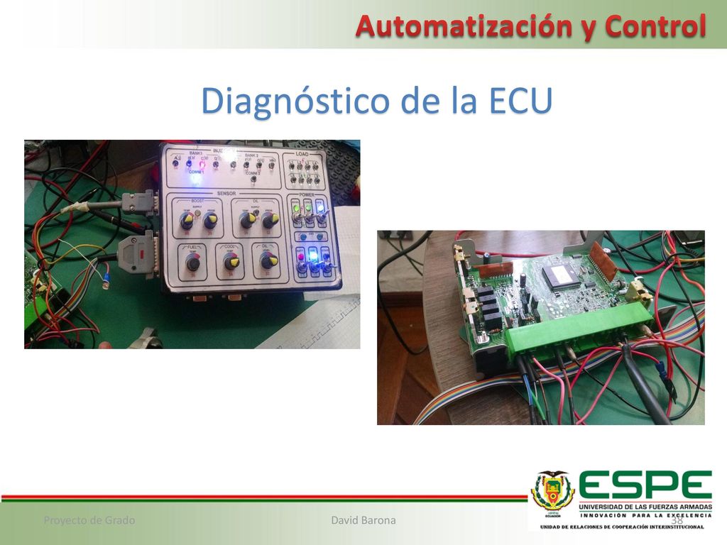 Diagnóstico de la ECU Automatización y Control Proyecto de Grado