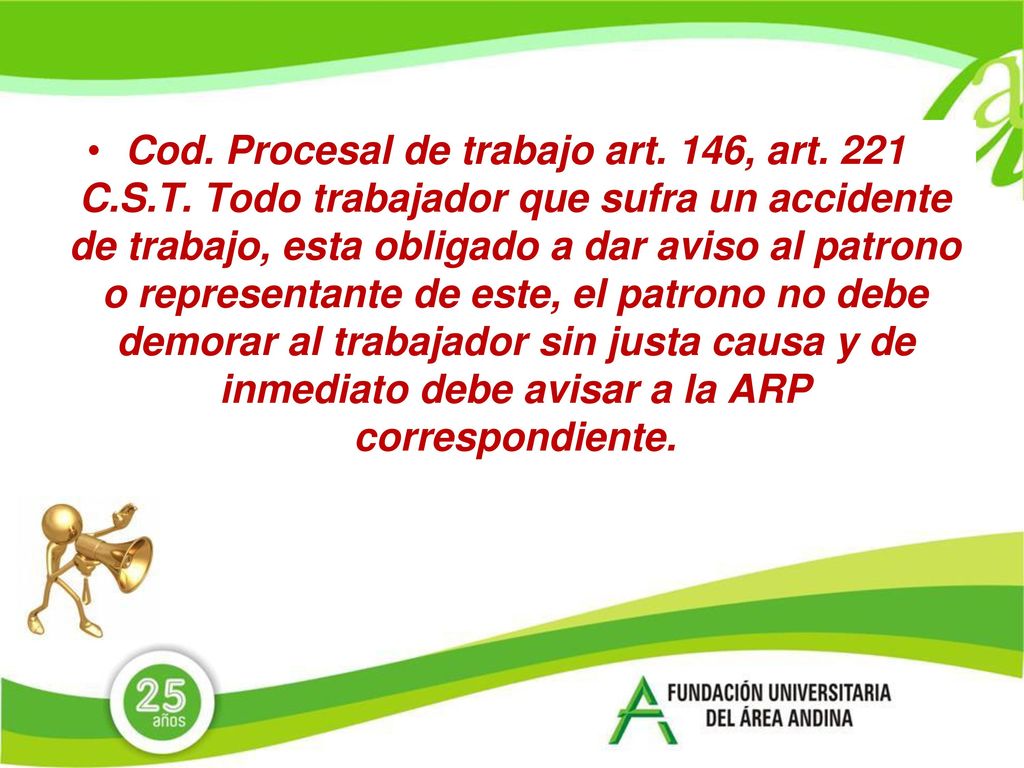 Cod. Procesal de trabajo art. 146, art. 221 C. S. T