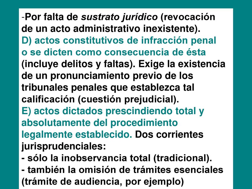 Por falta de sustrato jurídico (revocación de un acto administrativo inexistente).