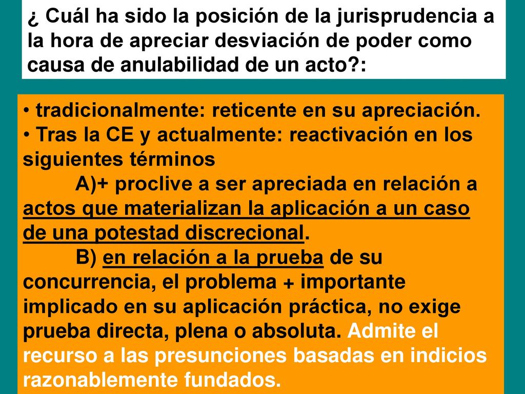 ¿ Cuál ha sido la posición de la jurisprudencia a