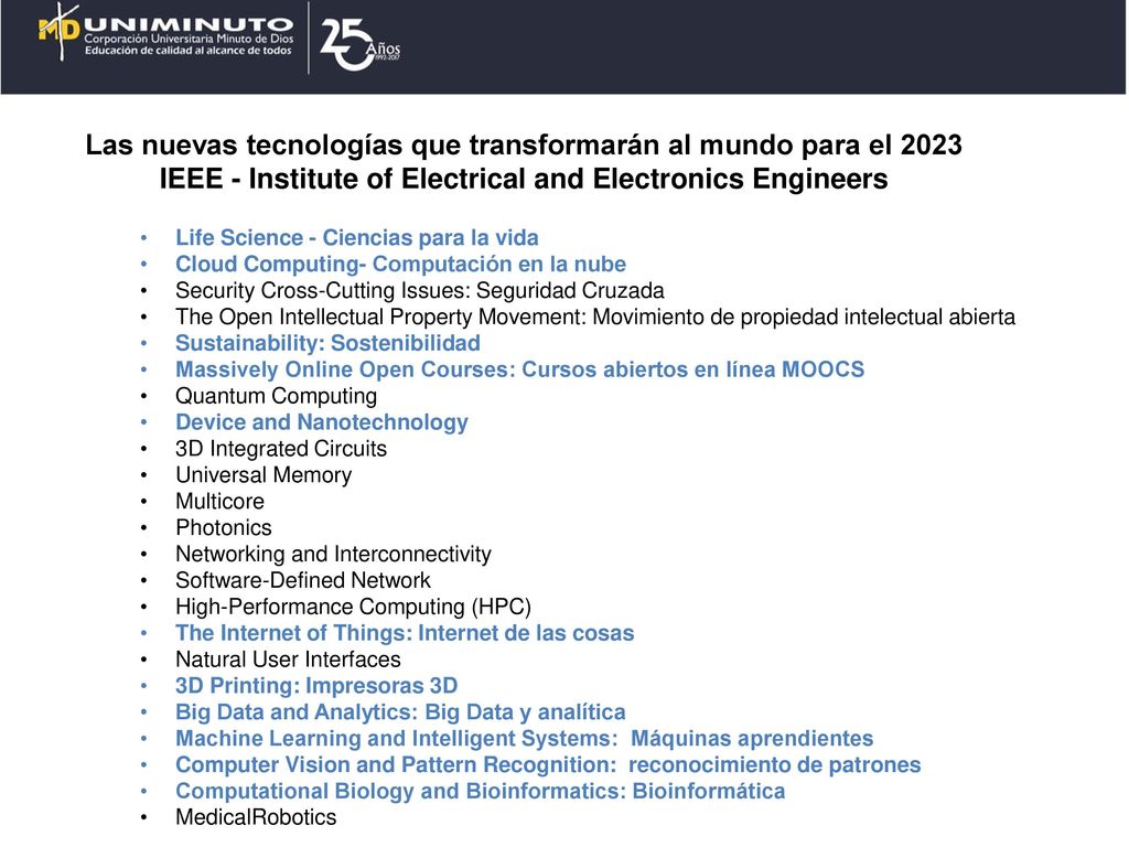 Las nuevas tecnologías que transformarán al mundo para el 2023