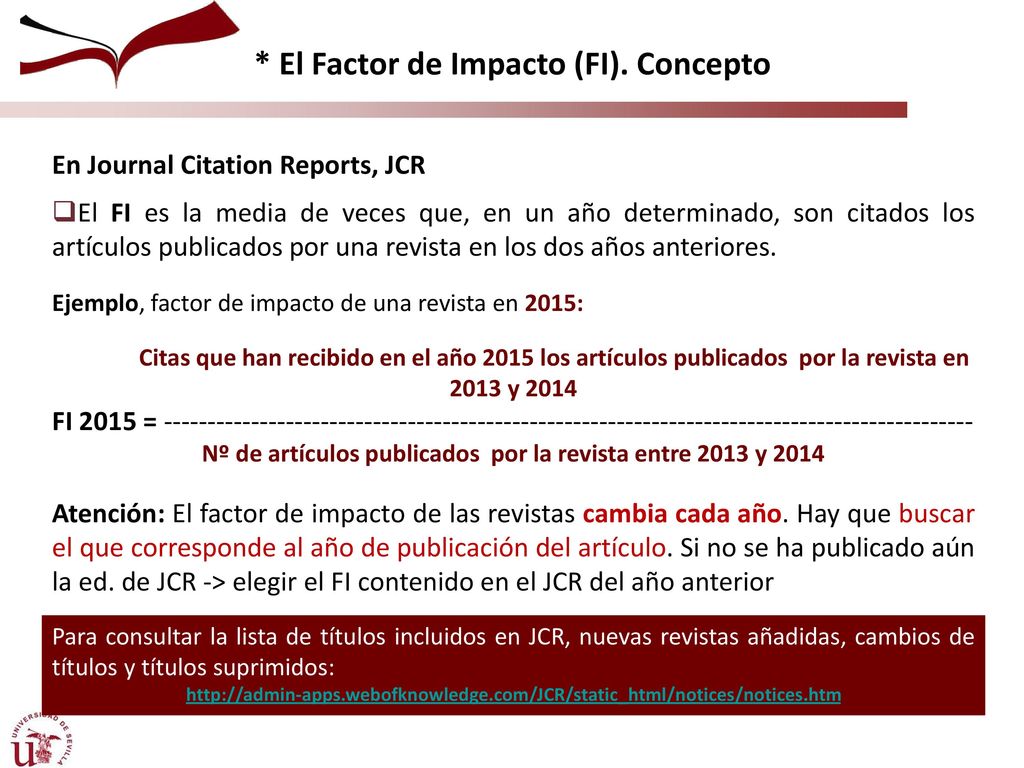 Nº de artículos publicados por la revista entre 2013 y 2014
