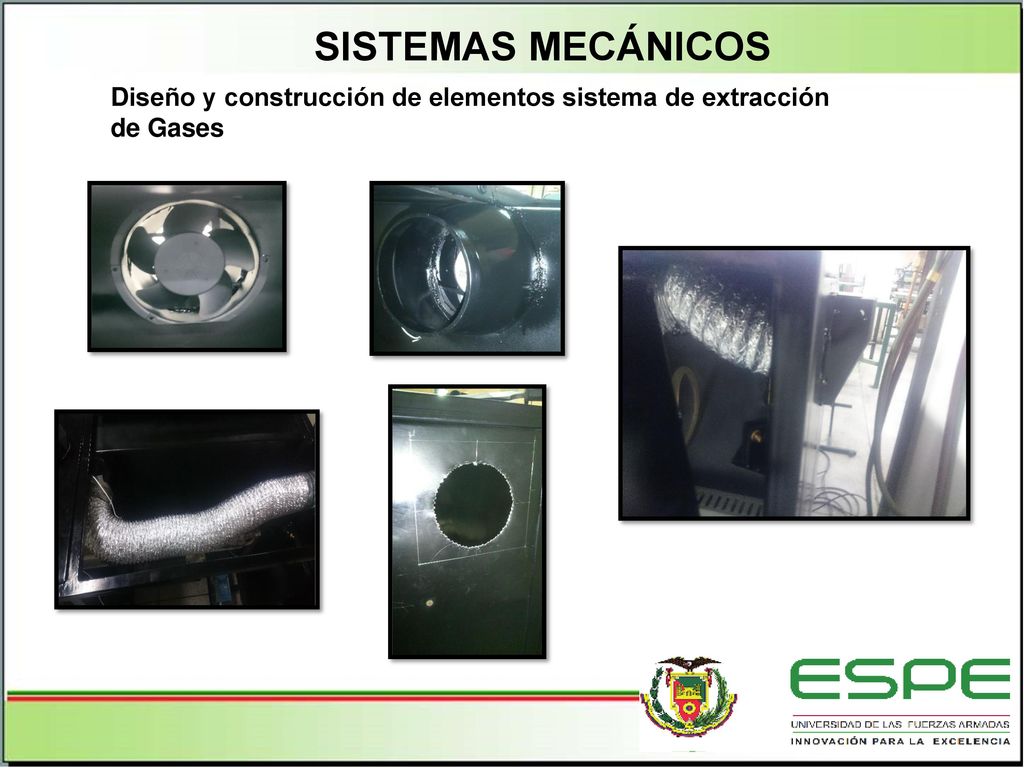 SISTEMAS MECÁNICOS Diseño y construcción de elementos sistema de extracción de Gases