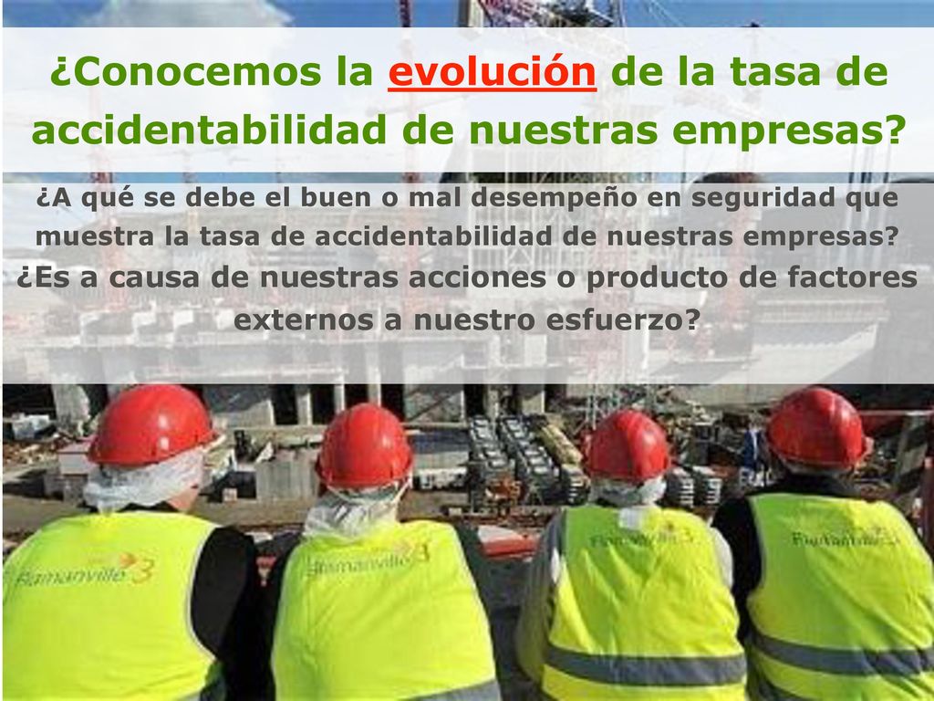 ¿Conocemos la evolución de la tasa de accidentabilidad de nuestras empresas