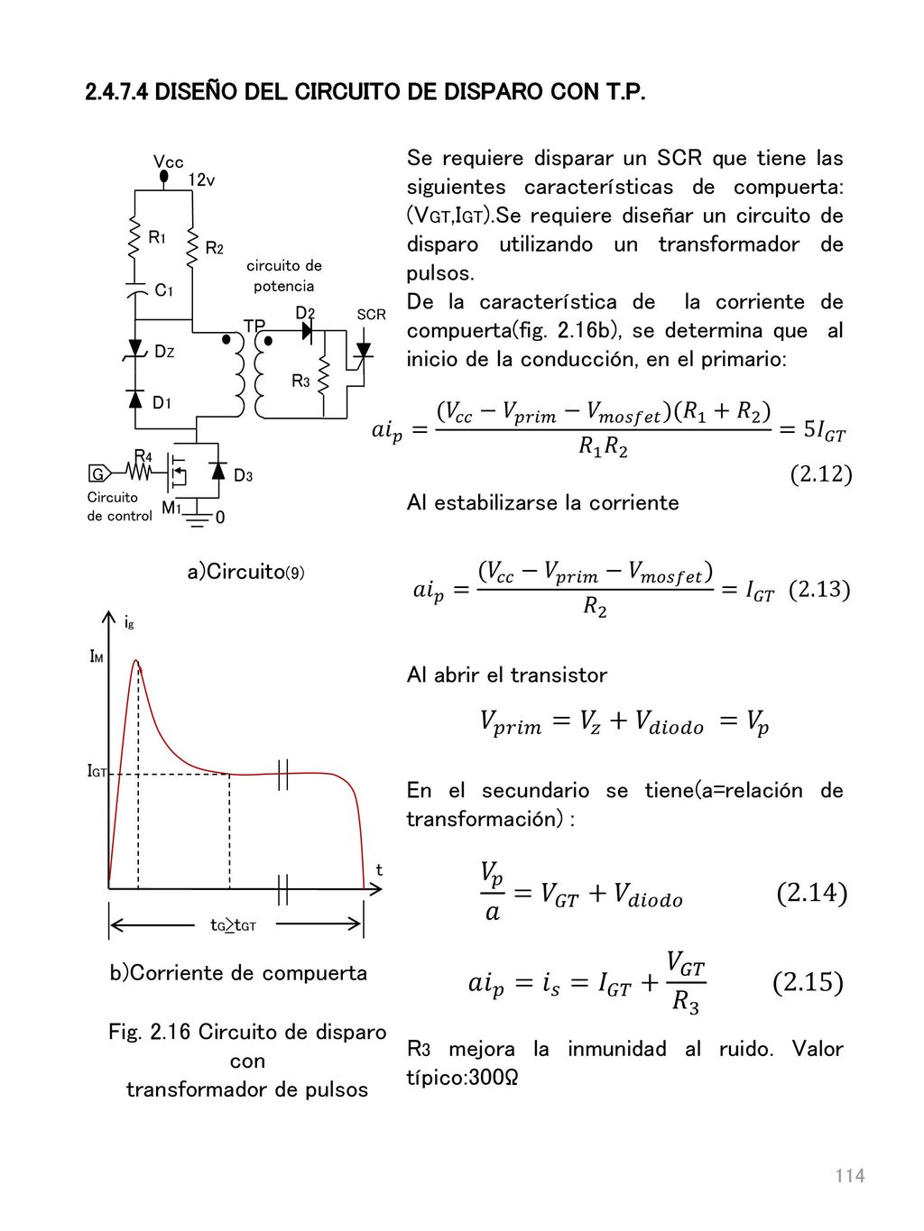 𝑉 𝑝𝑟𝑖𝑚 = 𝑉 𝑧 + 𝑉 𝑑𝑖𝑜𝑑𝑜 = 𝑉 𝑝 𝑉 𝑝 𝑎 = 𝑉 𝐺𝑇 + 𝑉 𝑑𝑖𝑜𝑑𝑜 (2.14)