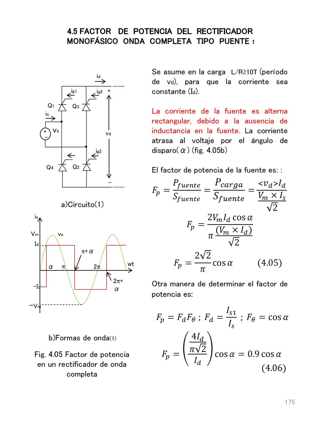 𝐹 𝑝 = 𝑃 𝑓𝑢𝑒𝑛𝑡𝑒 𝑆 𝑓𝑢𝑒𝑛𝑡𝑒 = 𝑃 𝑐𝑎𝑟𝑔𝑎 𝑆 𝑓𝑢𝑒𝑛𝑡𝑒 = ˂ 𝑣 𝑑 ˃ 𝐼 𝑑 𝑉 𝑚 × 𝐼 𝑠 2