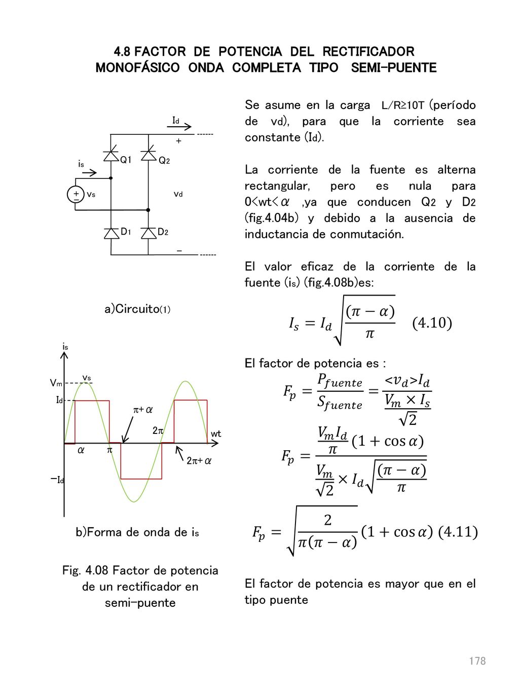 𝐹 𝑝 = 𝑃 𝑓𝑢𝑒𝑛𝑡𝑒 𝑆 𝑓𝑢𝑒𝑛𝑡𝑒 = ˂ 𝑣 𝑑 ˃ 𝐼 𝑑 𝑉 𝑚 × 𝐼 𝑠 2