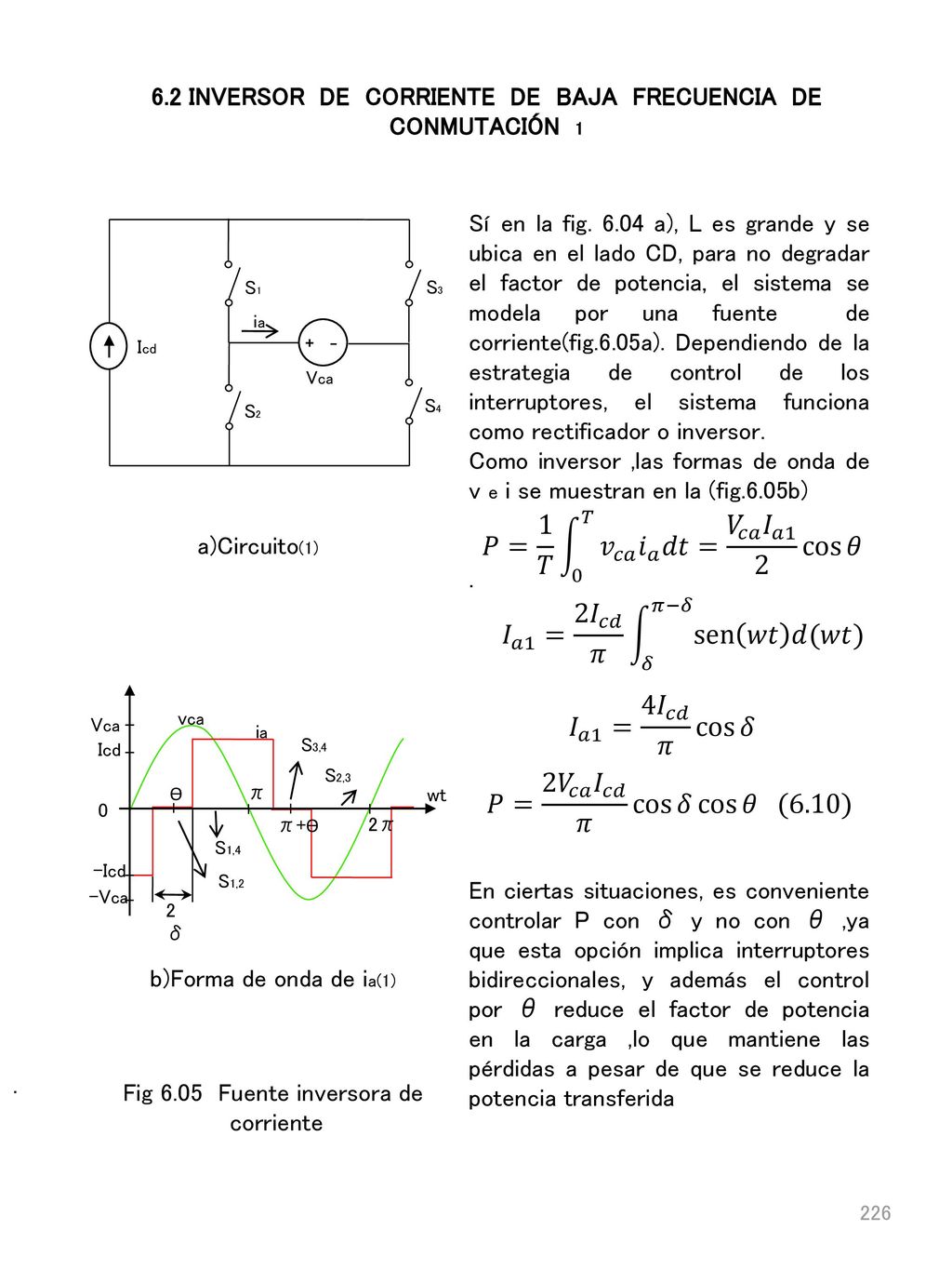 6.2 INVERSOR DE CORRIENTE DE BAJA FRECUENCIA DE