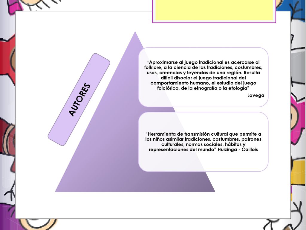 Aproximarse al juego tradicional es acercarse al folklore, a la ciencia de las tradiciones, costumbres, usos, creencias y leyendas de una región. Resulta difícil disociar el juego tradicional del comportamiento humano, el estudio del juego folclórico, de la etnografía o la etología