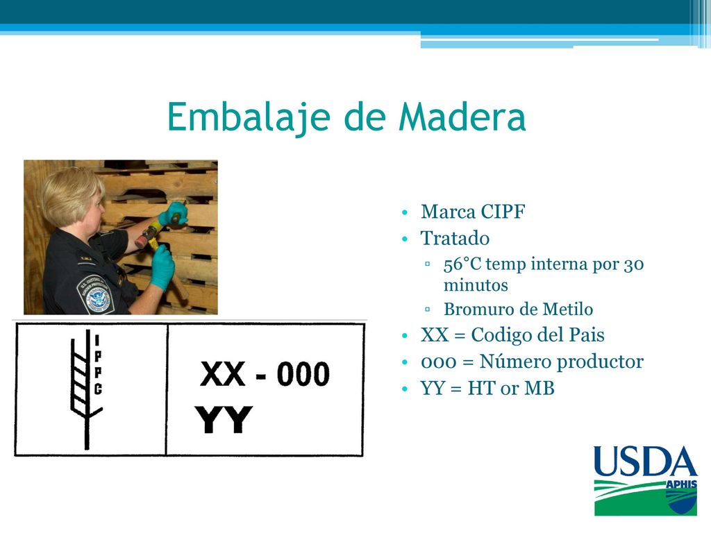 Embalaje de Madera Marca CIPF Tratado XX = Codigo del Pais