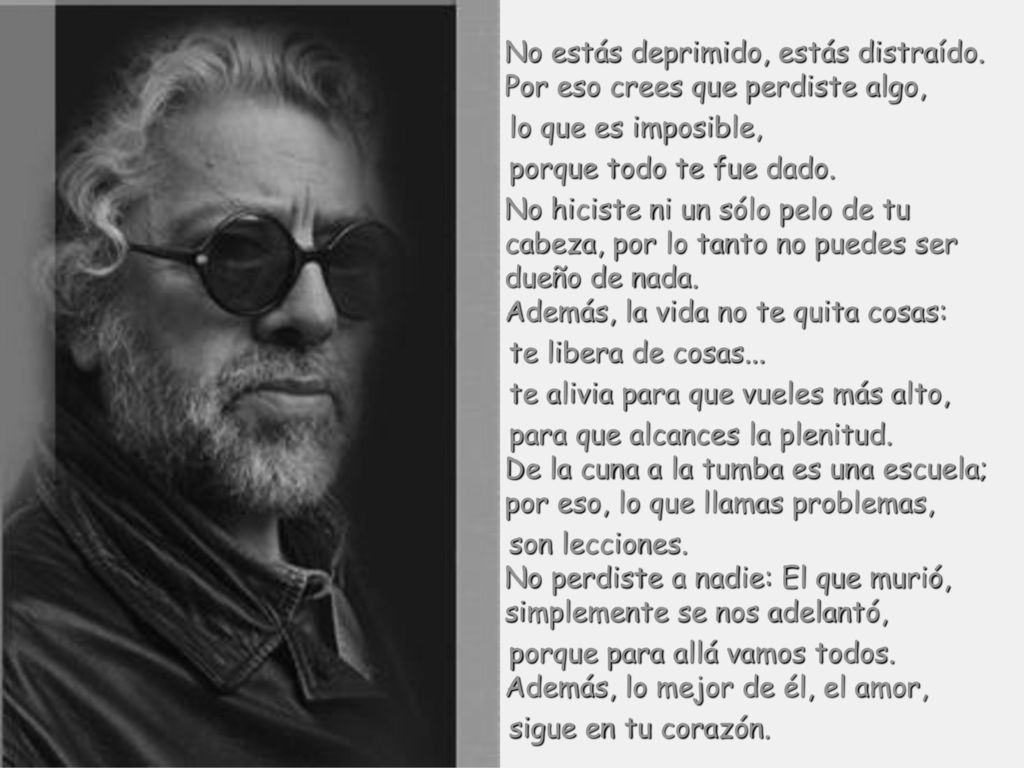 No estás deprimido, estás distraído. Por eso crees que perdiste algo,