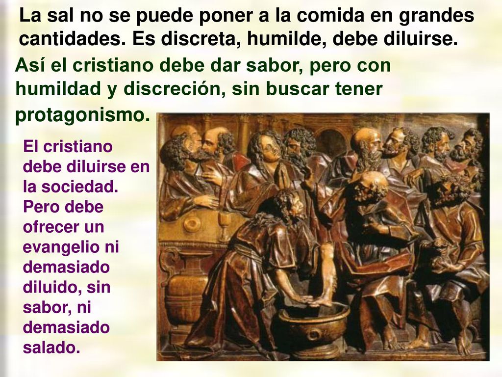 La sal no se puede poner a la comida en grandes cantidades