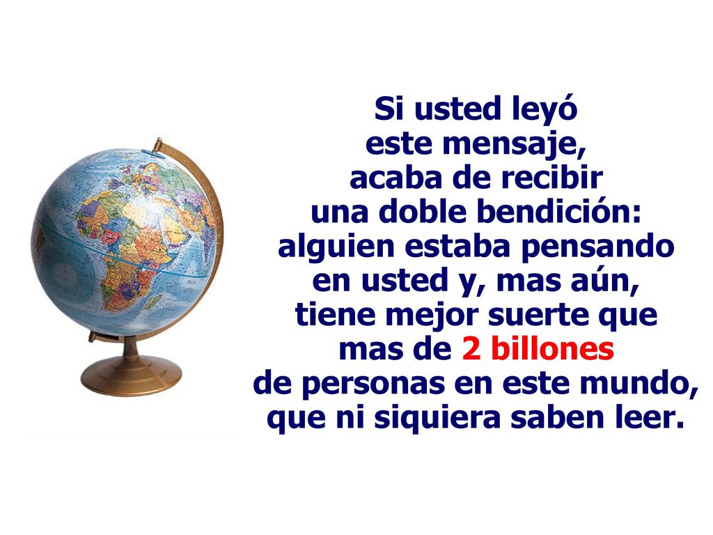 alguien estaba pensando en usted y, mas aún, tiene mejor suerte que