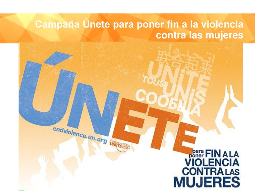 Campaña Únete para poner fin a la violencia contra las mujeres