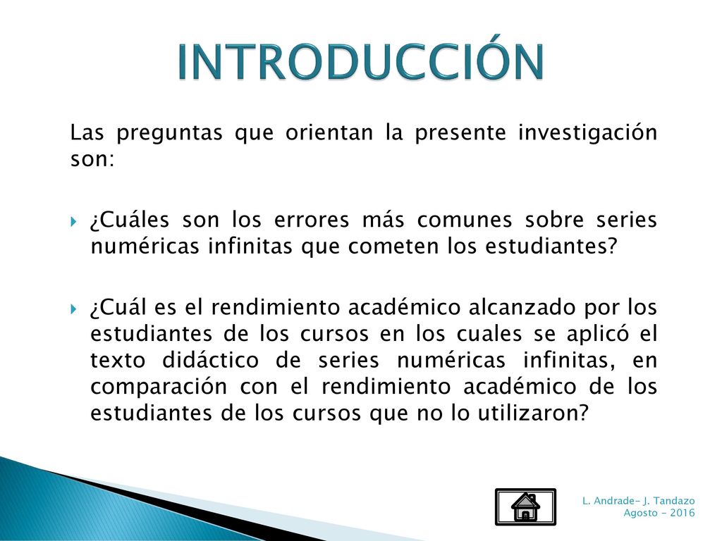 INTRODUCCIÓN Las preguntas que orientan la presente investigación son: