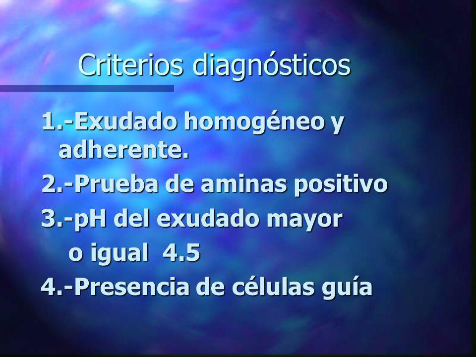 Criterios diagnósticos